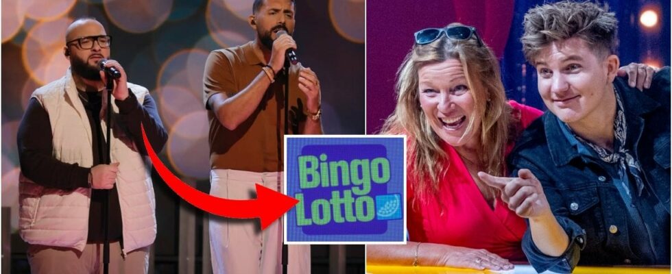 Daniel Norbergs reaction after Medinas fake singing in Bingolotto