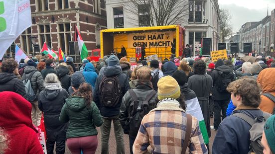 Demonstration against the cabinet in the center of Utrecht passed