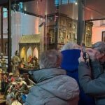 Details of the large nativity scene impress first time visitors