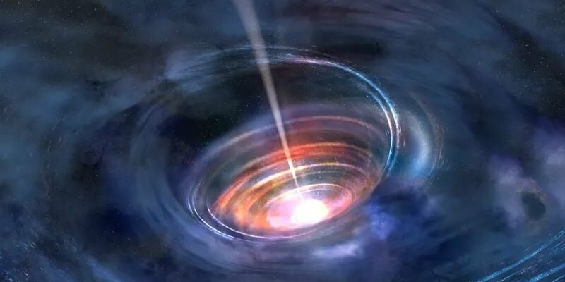 Discovery of Massive Water Around a Black Hole