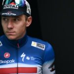 Evenepoel taken to hospital after fall in training