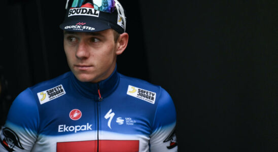 Evenepoel taken to hospital after fall in training