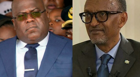 Felix Tshisekedi and Paul Kagame meet at summit in Luanda