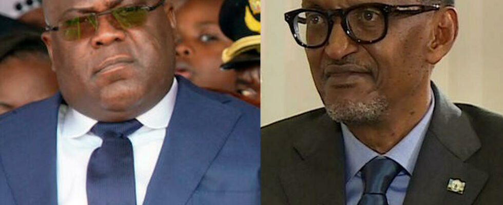 Felix Tshisekedi and Paul Kagame meet at summit in Luanda