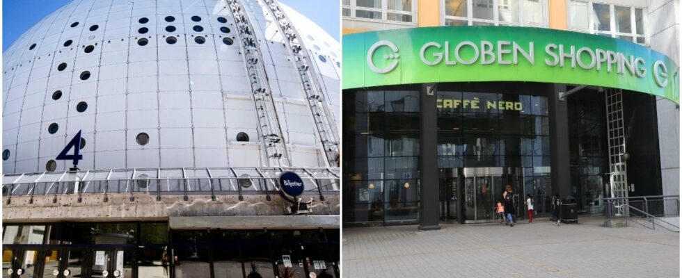 Fire in Globen shopping