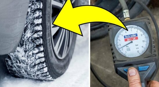 How to adjust tire pressure in winter