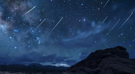 Hundreds of shooting stars per hour dont miss the imminent