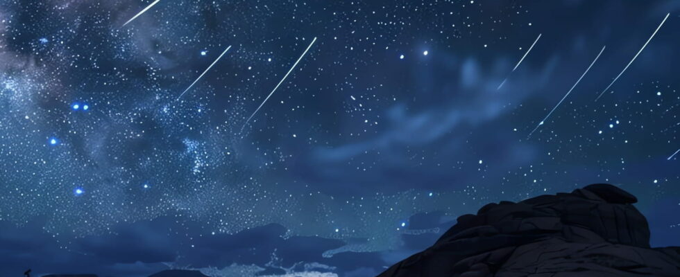 Hundreds of shooting stars per hour dont miss the imminent