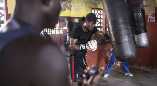 In Ghana future boxing champions are trained in the alleys