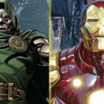 Iron Man and Doctor Doom face to face