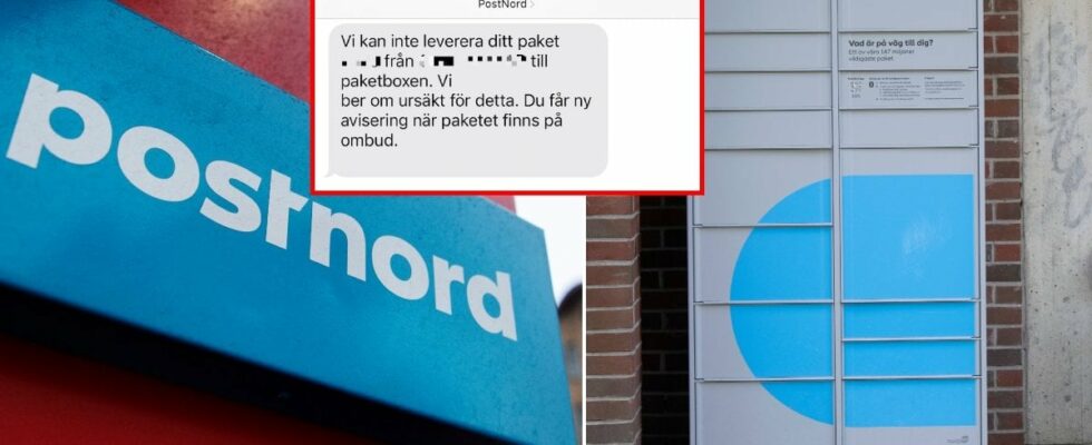 It happens to your package when the Postnord box is