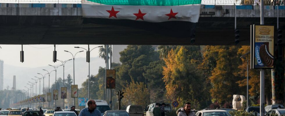 Kurds in Syria raise the flag of the opposition