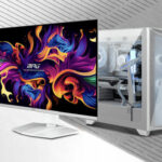 MSI MPG 321URXW white gaming monitor with OLED panel introduced