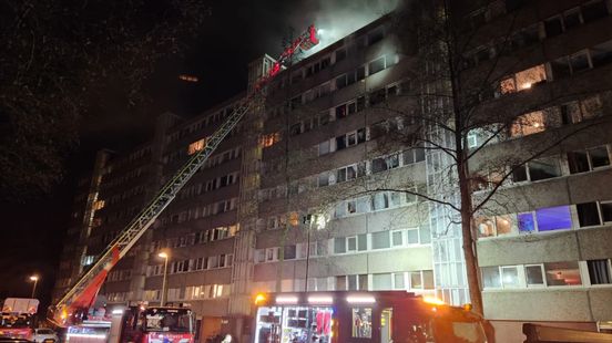 Major fire in Utrecht apartment residents have to sleep somewhere