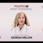 Meloni the most powerful person in Europe according to Politico