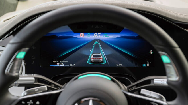 Mercedes Benz increased the speed of its autonomous driving system in