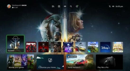 New Cross Platform Interface Move from Xbox