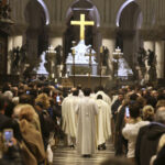 Notre Dame de Paris Cathedral celebrates Christmas for the first time