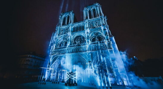 Notre Dame de Paris resurrected in music and lights