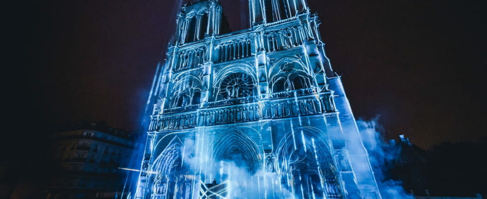 Notre Dame de Paris resurrected in music and lights