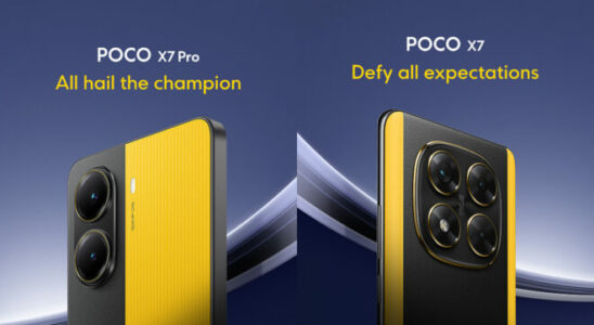 Official images shared for POCO X7 and X7 Pro