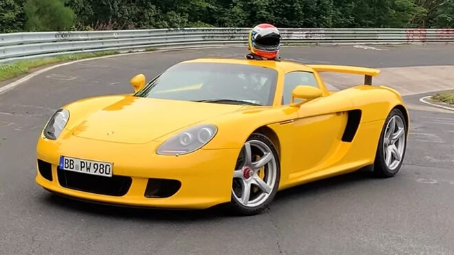 Old Nurburgring Nordschleife record broken with Porsche Carrera GT