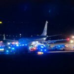 Passenger plane that made an emergency landing in Norway skidded