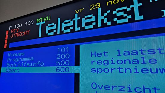 RTV Utrecht stops Teletext system is outdated