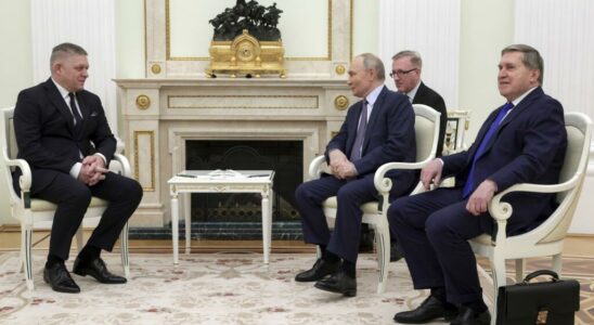 Slovak Prime Minister Robert Fico received by Vladimir Putin to