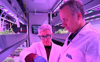 Space ENEA inaugurates hi tech module to grow microgreens on the