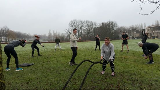 Sporty start to Christmas boot camp in Schothorst park