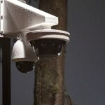 Stolen surveillance camera filmed