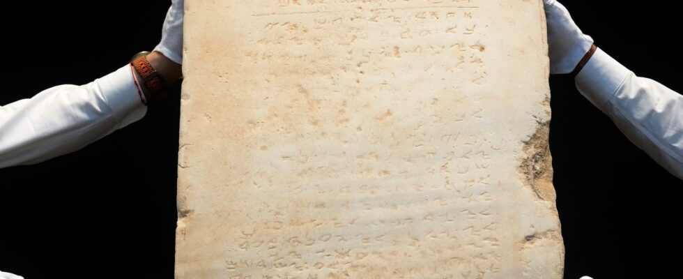 Stone tablet with Gods commandment sold for 55 million