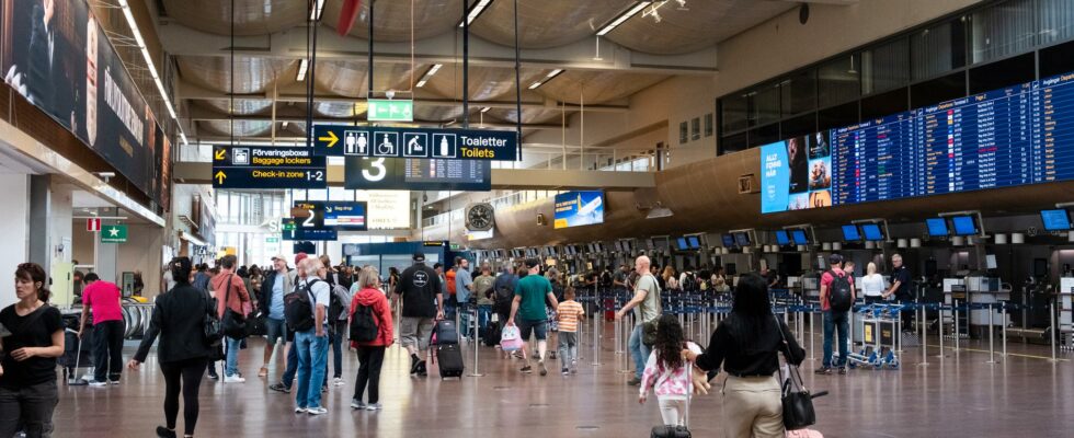 Technical problems at Arlanda 500 meter queue