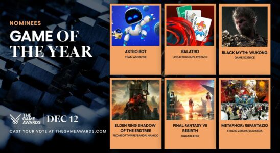 The Game Awards 2024 Awards Found Their Winners