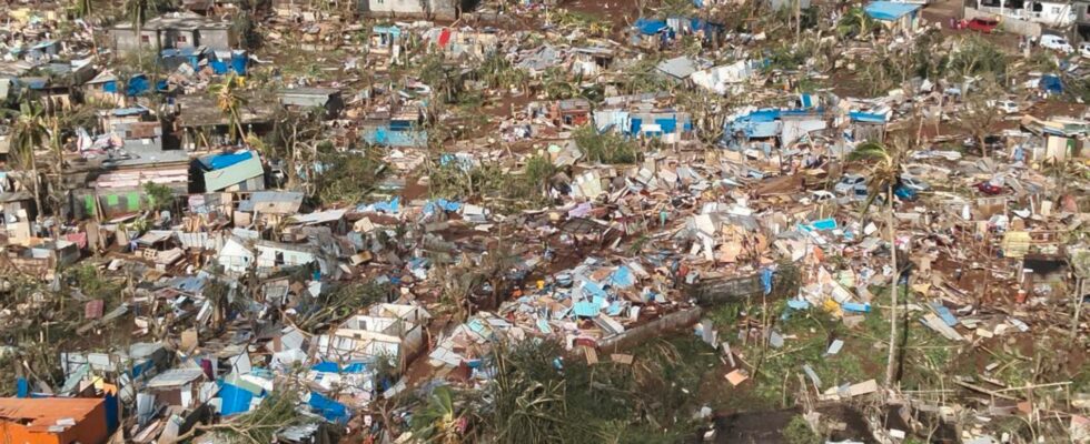 The cyclone passed like a steamroller over Mayotte