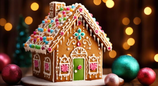 The gingerbread house recipe for Christmas