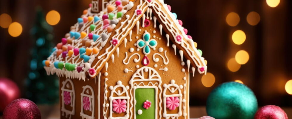 The gingerbread house recipe for Christmas