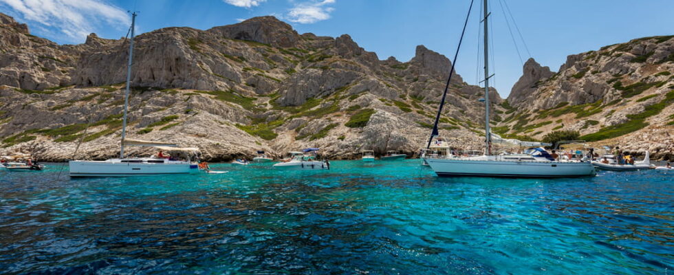 The island of Riou in the Calanques national park