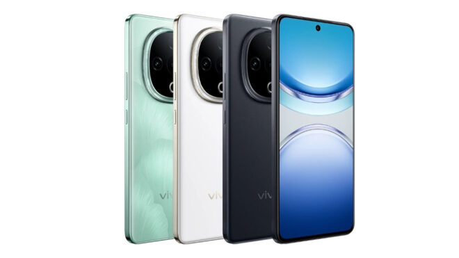 The new Vivo Y300 5G highlighted by its speaker system