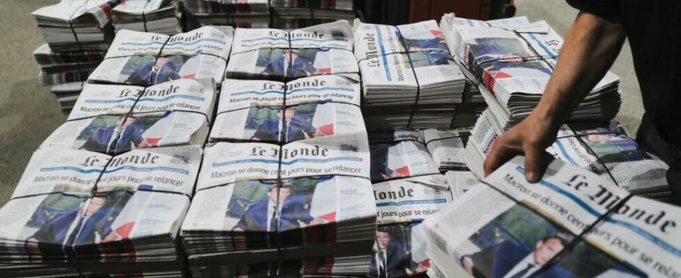 The newspaper Le Monde celebrates its 80th anniversary