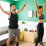 The number of jumps or jumping jacks you should be