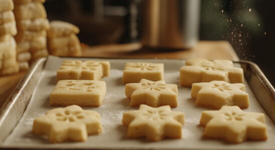 This is the easiest recipe for Christmas shortbread 15 minutes