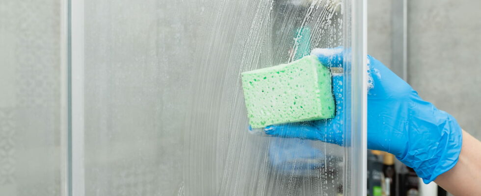 This is the right frequency to clean shower screens