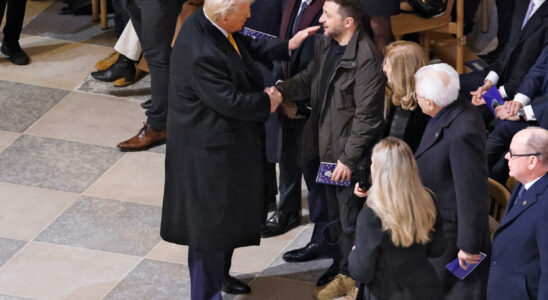 Trump and Zelensky gathered on the sidelines of the Notre Dame