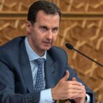 US press announced Assad asked for help from both Trump