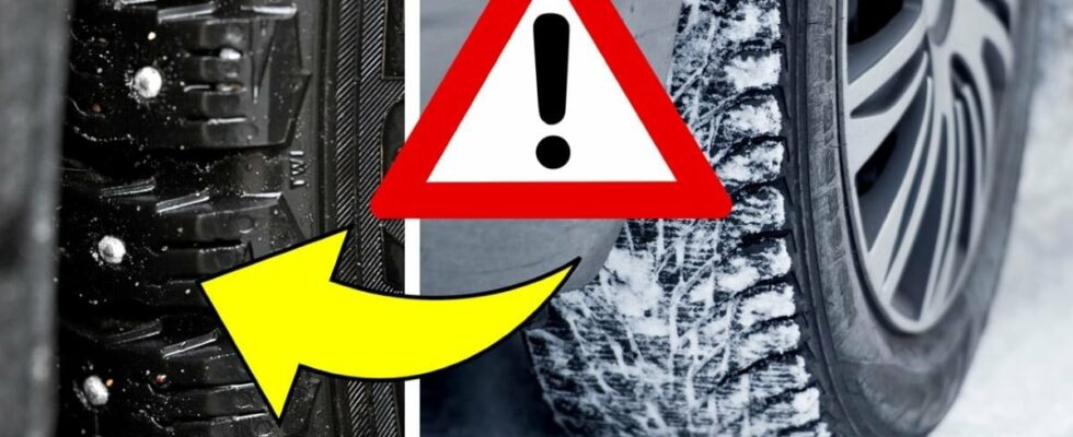 Your studded tires may be illegal despite legal tread