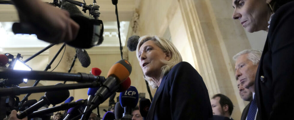 decisive day for Marine Le Pen