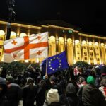 in Georgia the streets face the maneuvers of pro Russian forces