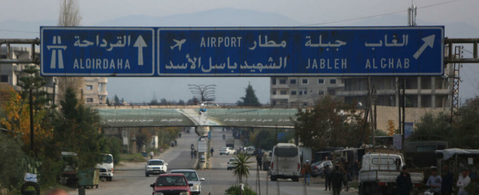 in the pro regime village of Qardaha deserted by loyalists the